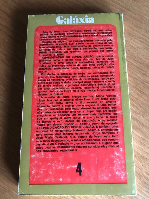 Reivindicação do Conde Julião     JUAN GOYTISOLO