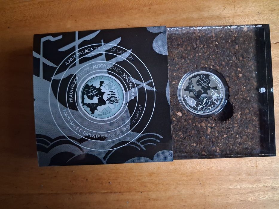 Moeda de 5€ proof Arte Laca