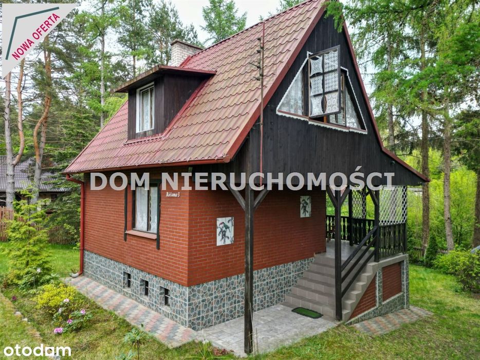 Urokliwy domek letniskowy 200 M od jeziora Dłużek!