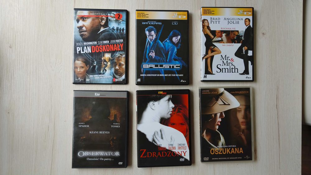 Filmy na płytach DVD - VCD