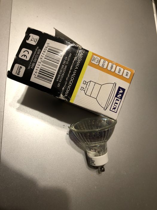 Żarówka halogenowa JDR GU10 18W do lampki dla dzieci