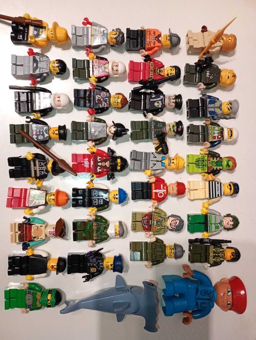 Конструктор лего lego, человечки, оружие, животные
