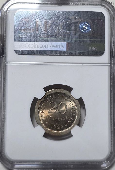 20 centavos 1920 MS63