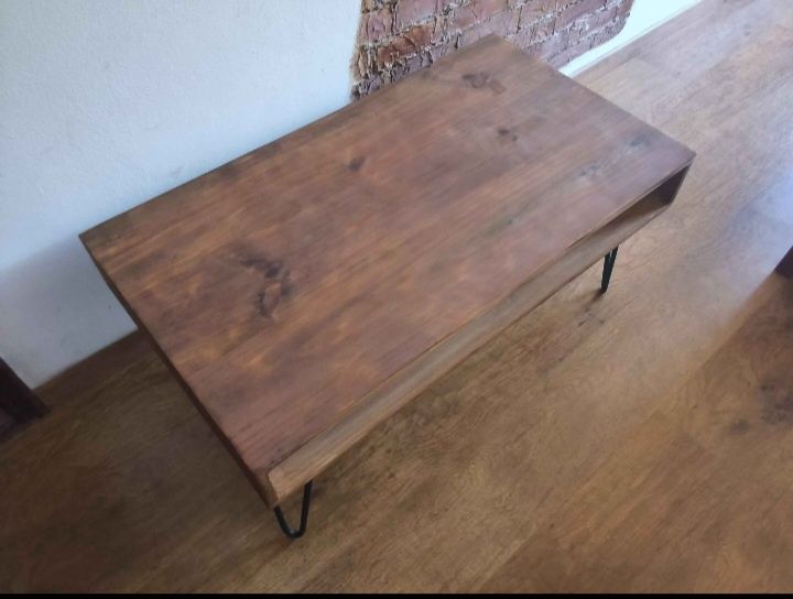 Mesa de centro hairpin legs