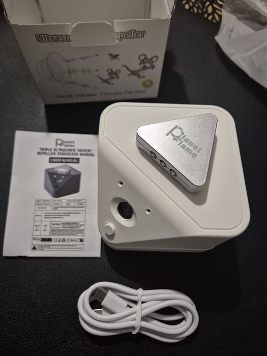 Mocny Odstraszacz Gryzoni Myszy Szczurów Planet Flame - 360° USB