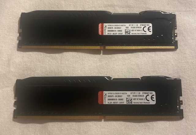 PAMIĘĆ RAM DDR4 8GB (2x4GB) HyperX Fury 2666MHz