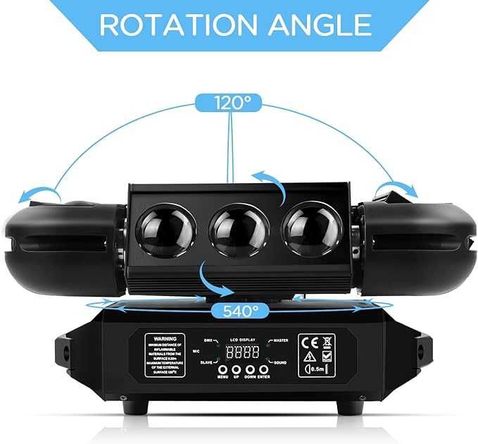 Światło dyskotekowe RGBW