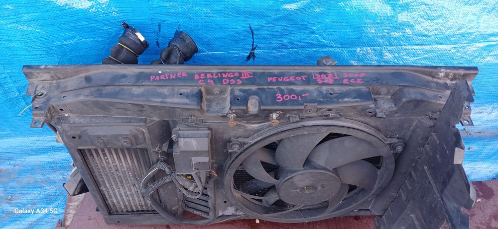 Pas przedni wzmocnienie chłodnice peugeot  307  partner berlingo rcz