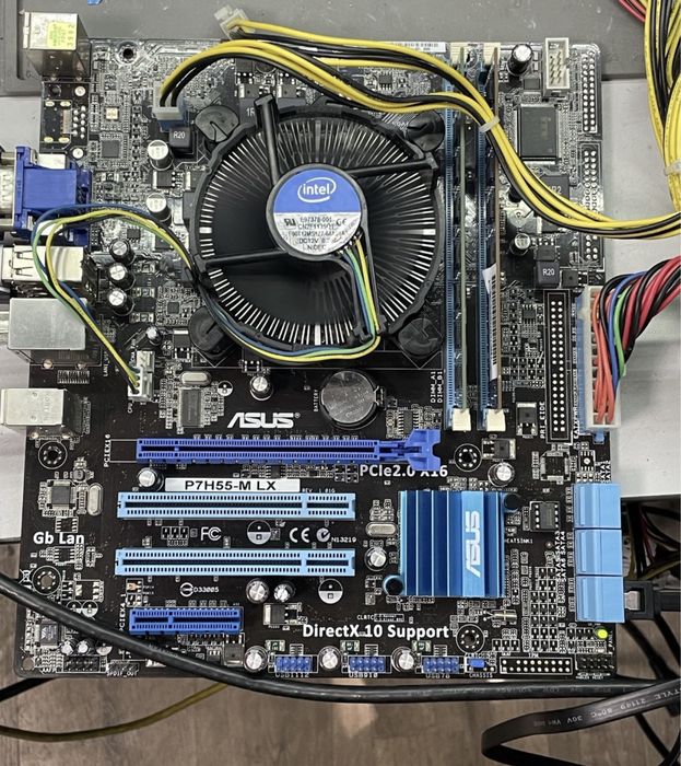asus p7h55 m lx купити комп'ютери та комплектуючі Ціна на