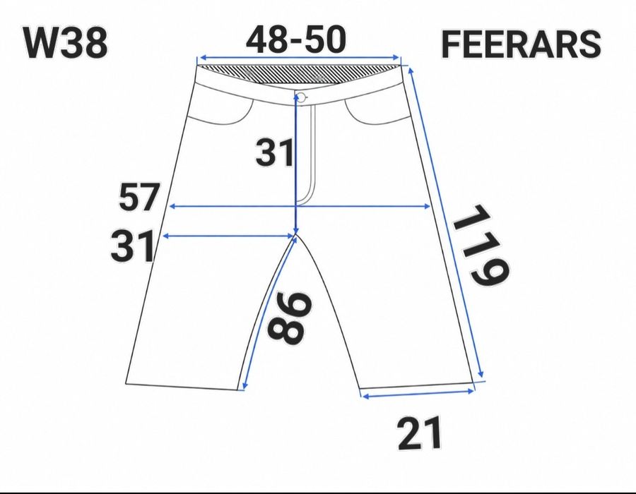 Джинси чоловічі нові класичні Feerars