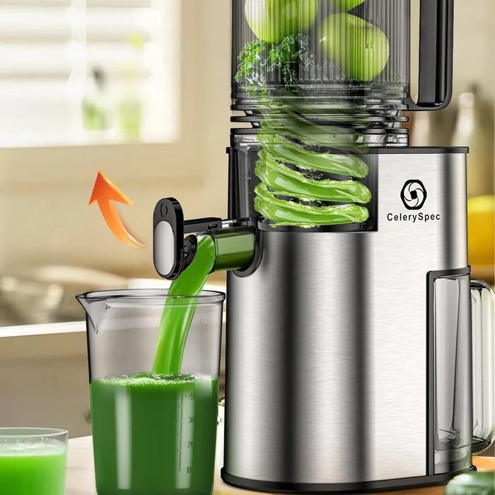 CELERYSPEC Wolnoobrotowa Wyciskarka Do Soków 250W BPA Free