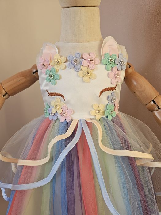 Дитяча кольорова сукня Єдиноріг Одноріг Поні платье единорог від 2-8р