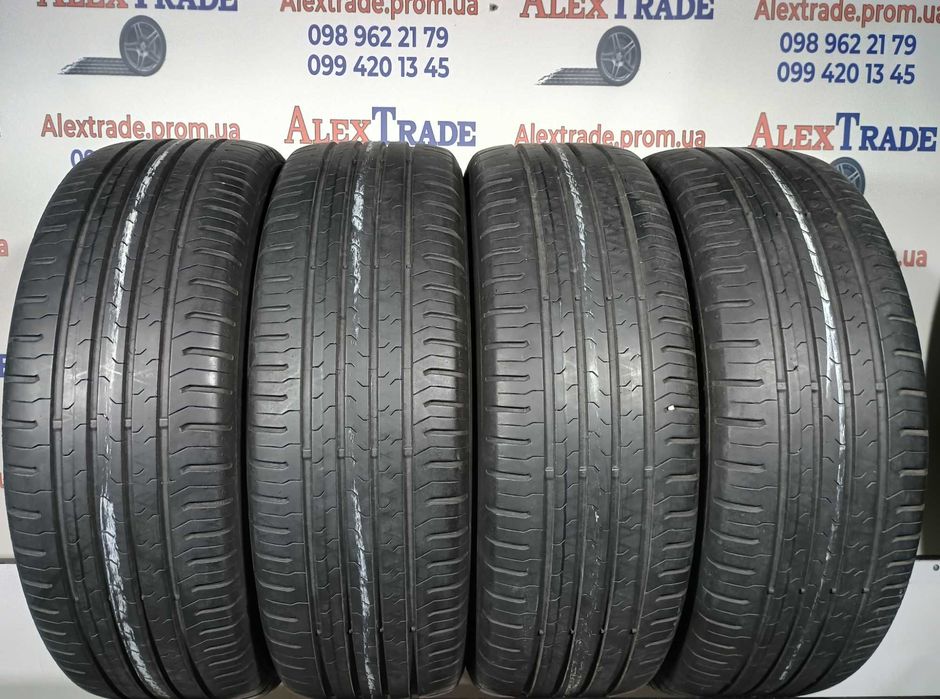 4шт 215/60 R17 Continental EcoContact 5 літні шини, протектор 6мм