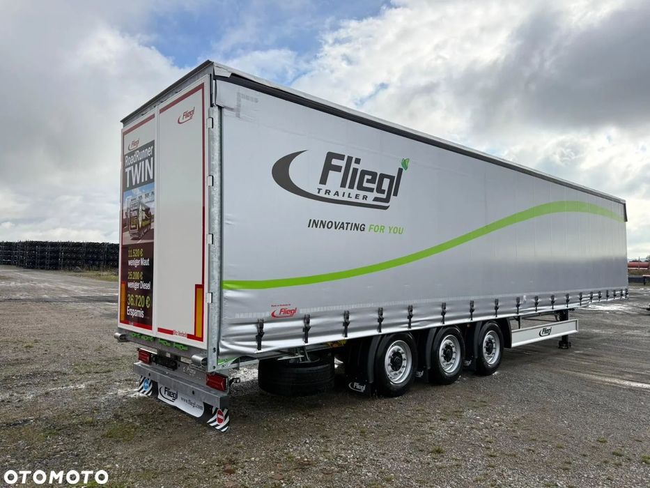 Fliegl kurtynowa VARIO  naczepa uniwersalna pod siodło 950mm i 1 100mm, rama OCYNK!