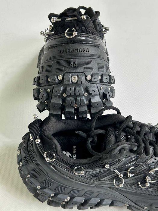 Balenciaga Defender Piercing кросівки чорні черные кроссовки кеди 44