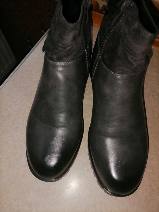 Buty na grubej podeszwie