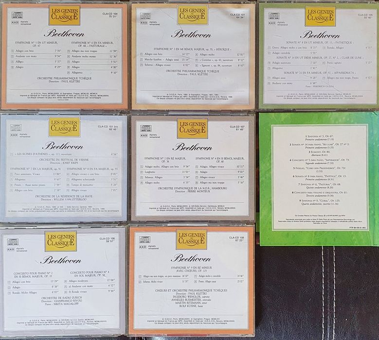 Classical Music CDs: Beethoven, Mozart, Vivaldi64752319312642123