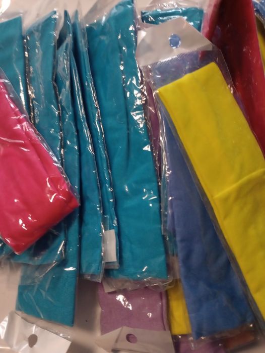 Opaski na głowę. Zestaw 100 sztuk. Mix kolorów