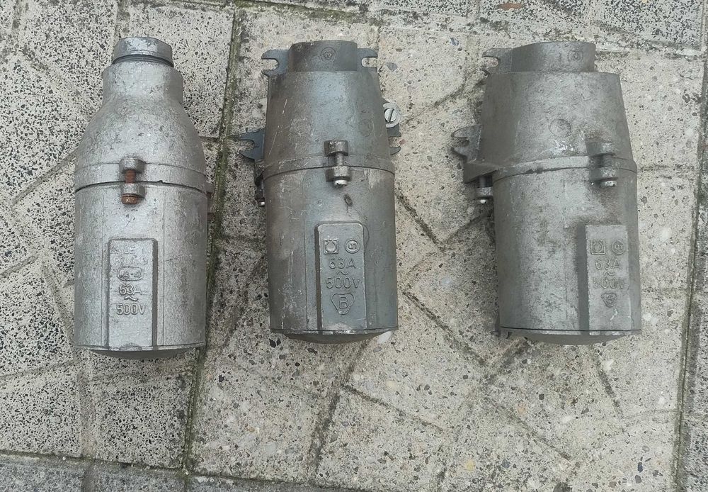 Gniazdo siłowe 380V 63A 4P metalowe nieużywane