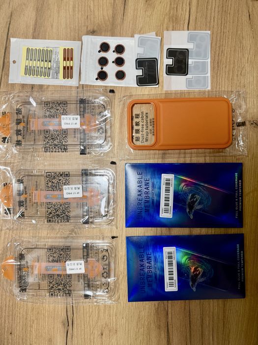 Скло на 17 pro, плівка на задню панель, чохол на 17 pro max