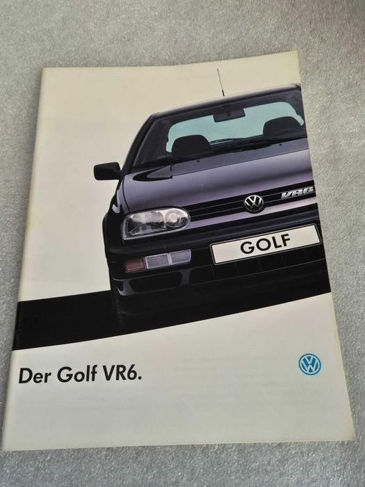 Prospekt VW Golf VR6 - 08/1992 ! ! !