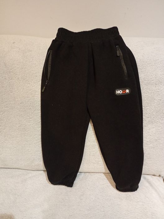 Spodnie HOUR  polarowe grube 116/122