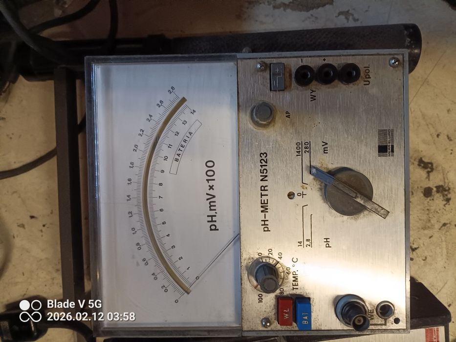 Miernik pH MERA-ELWRO model N5123. Oraz tn 511 zestaw