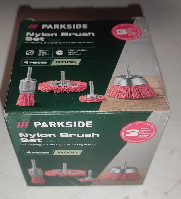 Набір із 4-х нейлонових щіток PARKSIDE