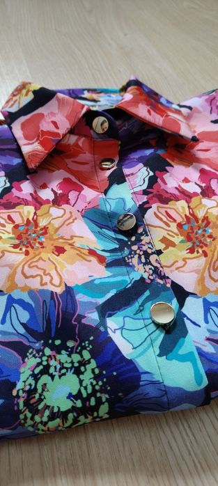 Koszula mozaika kwiaty Marina