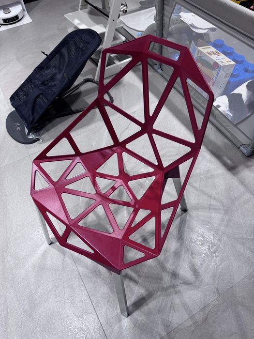 Krzesła czerwone 4szt. Krzesło