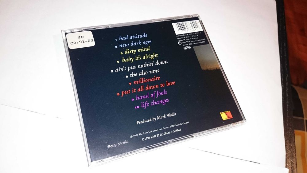 queen / the cross / roger taylor (blue rock) cd super raríssimo