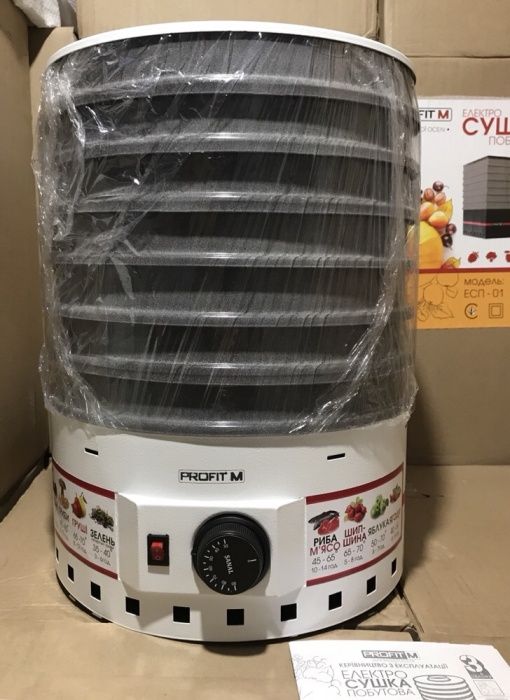 Профит Сушка електро для фруктов и овощей Profit M ЭСП-02 20 л круглая