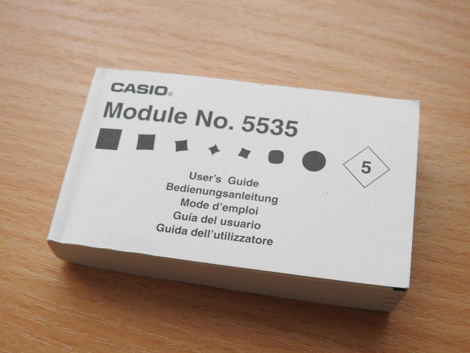 Instrukcja do zegarka Casio GA-800 - Moduł 5535