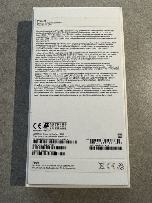 Iphone 13 128 gb  Midnight