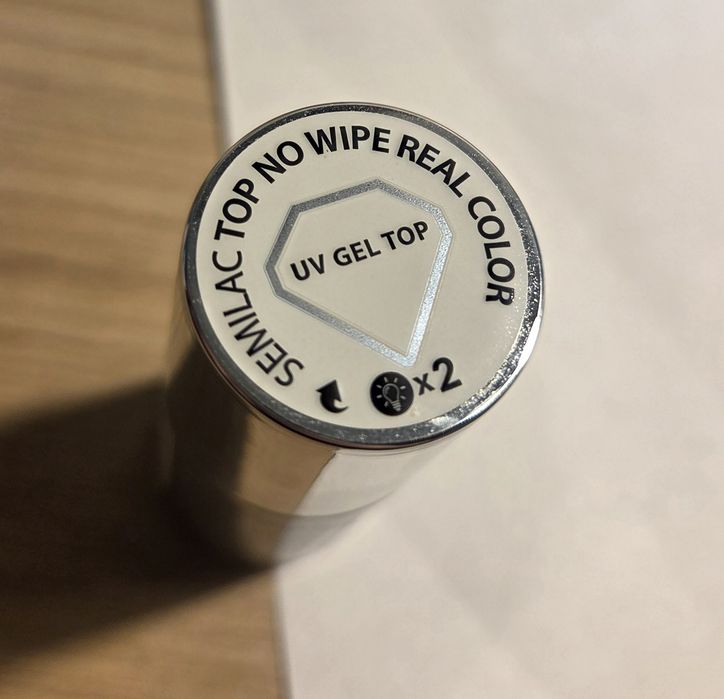 Semilac Top No Wipe Real Color 7 ml top hybrydowy