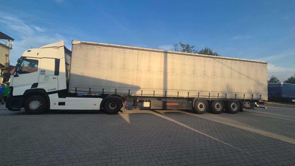 Zestaw ciągnik Renault T 2017  + naczepa Kassbohrer 2018