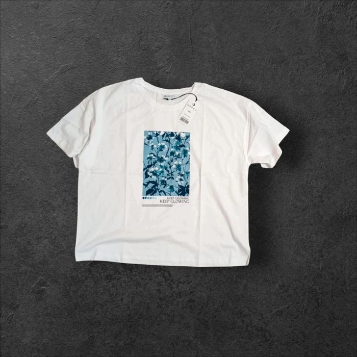 Luźny T-shirt damski bawełna (4 wzory), Moraj, XXXL
