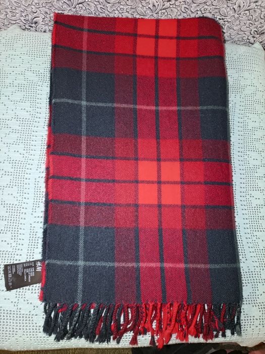 Шарф H&M у клітинку | 100% акрил теплий та м'який