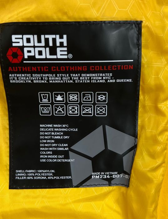 Puchowa Kurtka Southpole very warm big logo