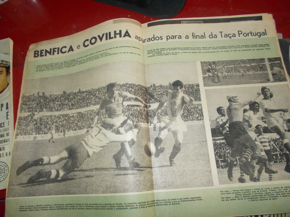 Sport Ilustrado 1957. Covilhã vs Setúbal. Benfica vence Barreirense .