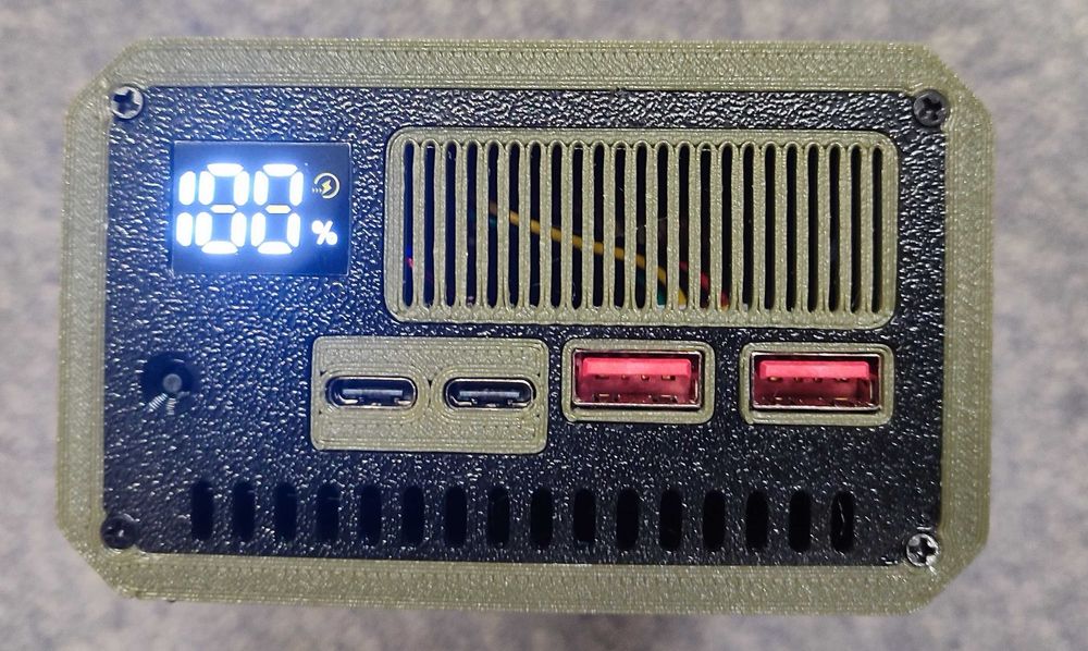 Потужний повербанк для ноутбука 100W (5S2P 21700 10х5000mA/h)