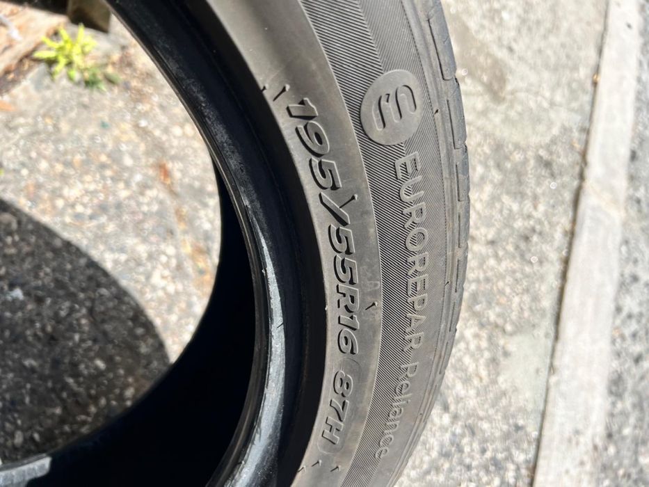 195/55/16 2 pneus