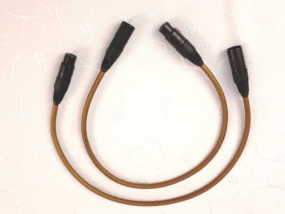 Interkonekt XLR Van den Hul M.C. Gold Hybrid 2 x 0,6 m - unikat