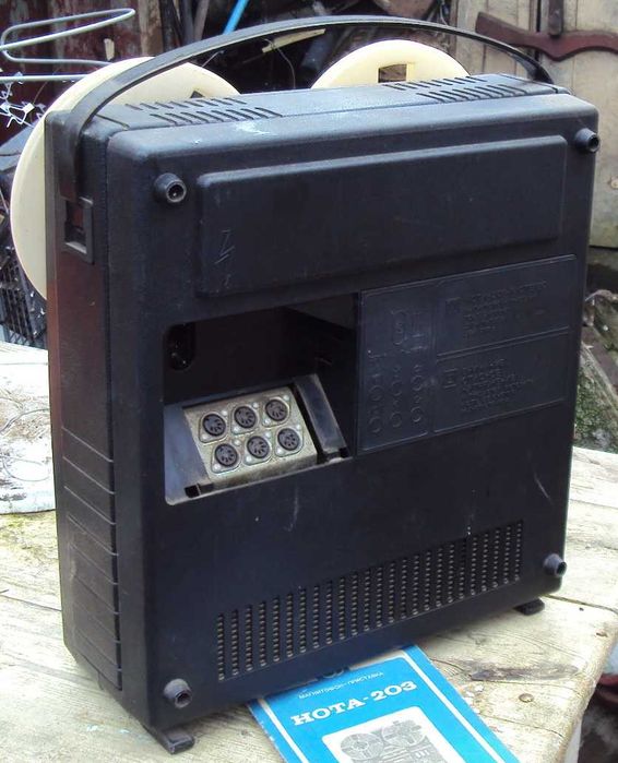 магнитофон НОТА 203 стерео бабинник рабочий/состояние нового\документы