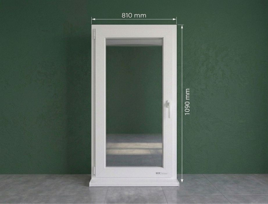 Металопластикове вікно 810×1090 WDS за 3 дні. Склад м.Васильківська