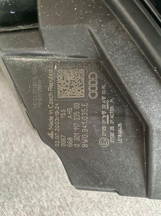 Фары Audi A4 B9 Матрица Фары Ауди А4 Фонари Ауди A4 Фара Traide IN