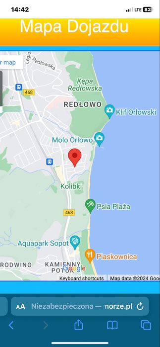 Gdynia Orłowo nad morzem  ostatnie POKOJE NA FERIE ZIMOWE