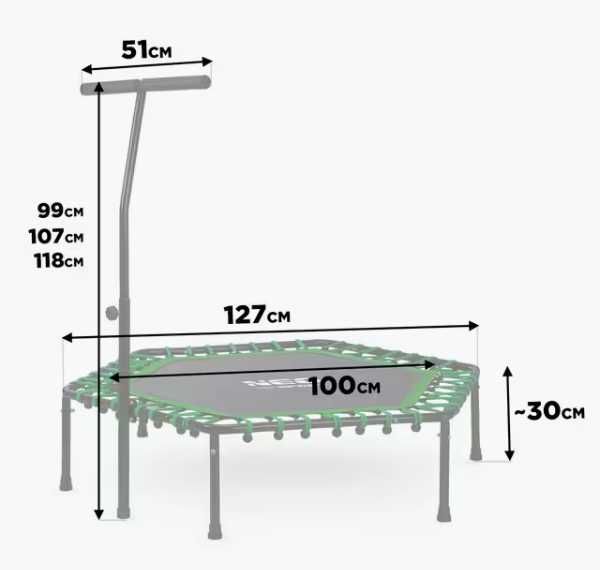 Trampolim fitness Neo-Sport NS-103
