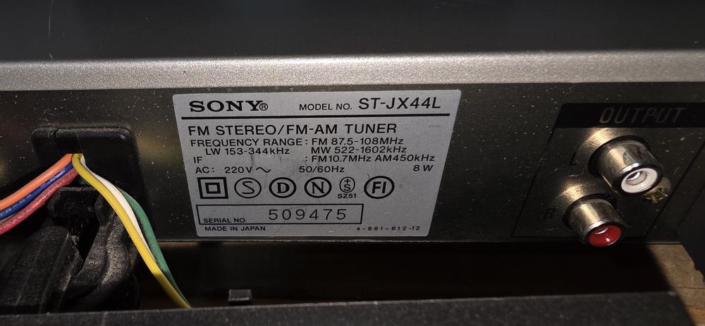 Tuner Stereo SONY ST-JX44L