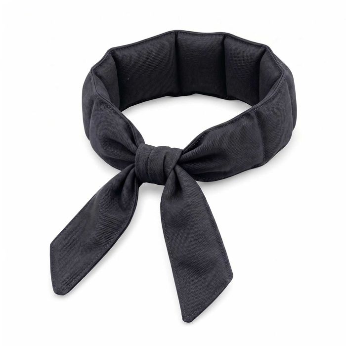 Охолоджуючий шарф-пов'язка EasyCool Cooling Band — Onix Black (Чорний Онікс)